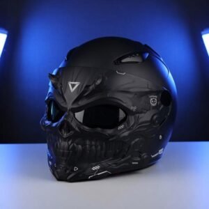 SKULL GESIGN FULL FACE MOTORCYCLE HELMET